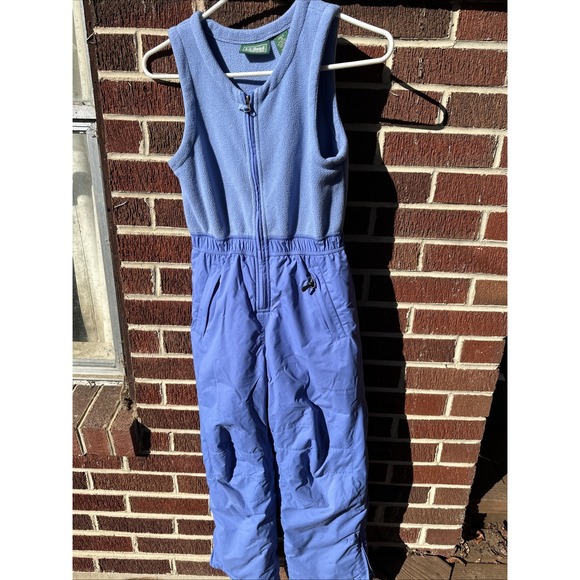L.L. Bean Other - LLBean Kids Snowsuit Size 10 Lavender Fleece Pockets Winter Skiing Sledding